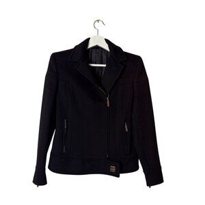 Bottega Veneta Womens Black 100% Cashmere Jacket Size 40 Made In Italy